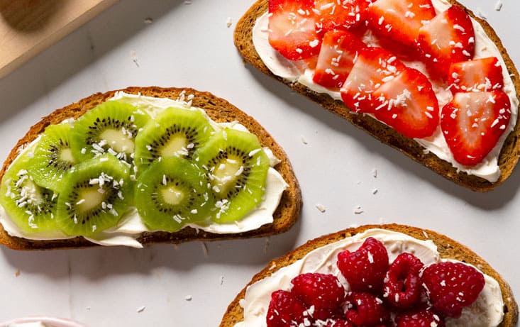 Sommarmackor på äppledoftande GottGräddat - Recept | Pågen